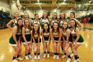 girls varsity cheer team