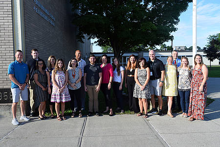 Group photo of new faculty