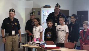 veterans and students together
