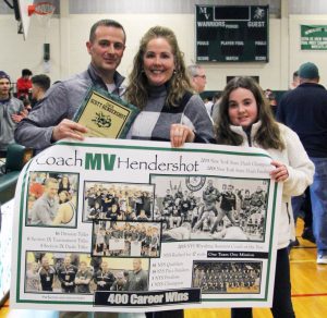 wrestling coach with family