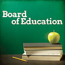 Board of education sign