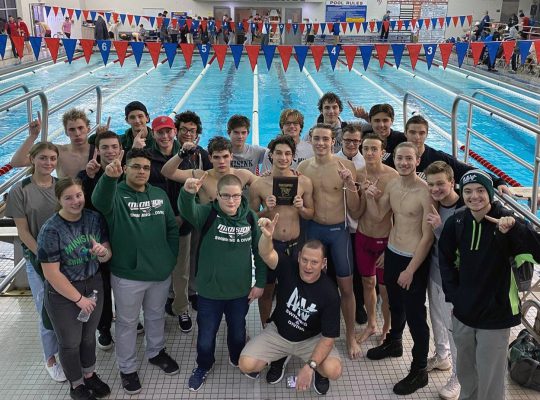 boys swimming and diving team