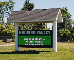 Minisink marquee sign
