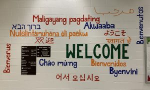 welcome mural