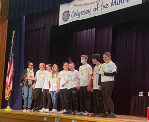Middle School odyssey of the mind team