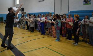 teachers singing