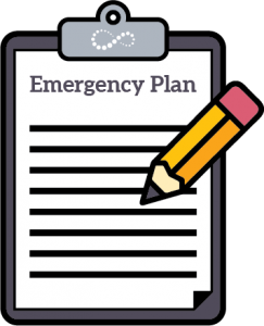 emergency plan clip art