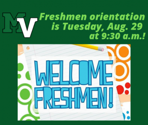 2023 freshmen orientation sign