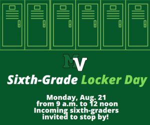 Grade 6 locker day details