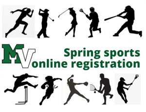 spring sports registration information 
