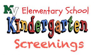Elementary School Kindergarten screening artwork