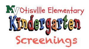 Otisville Elementary kindergarten screening art